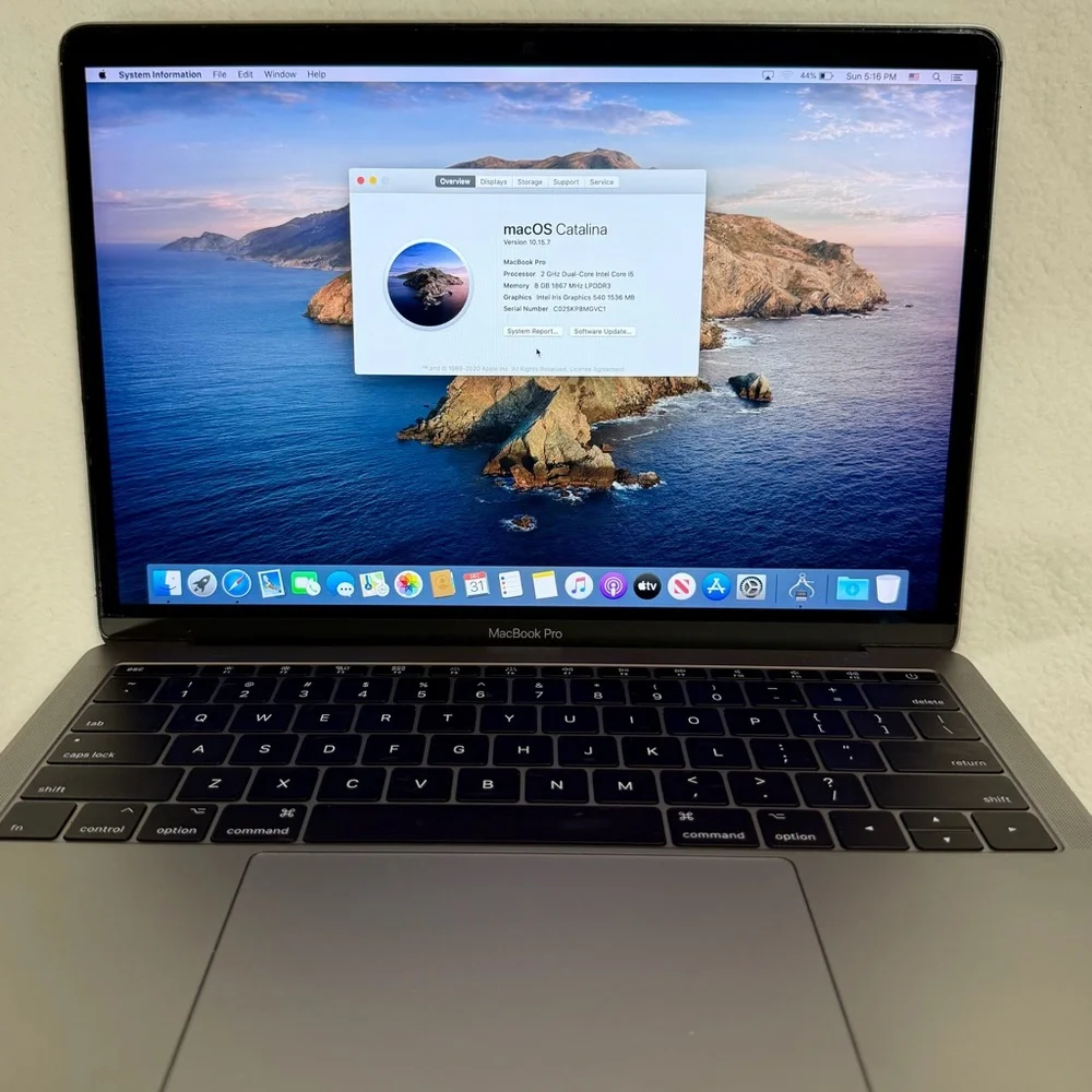 MacBook Pro 13.3” - Late 2016 Space Grey